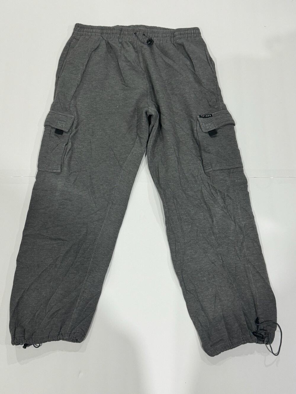 Y2K Vibes Jogging Pants Thick Gray Size XL 100% Acrylic
